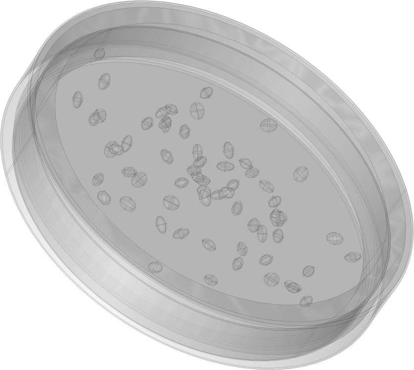 COMSOL model of BTO nanoparticle slurry