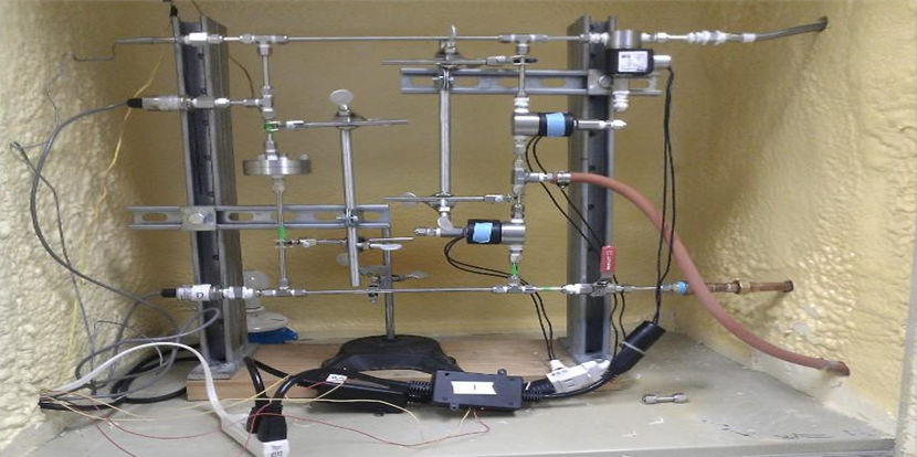 Permeation testing setup